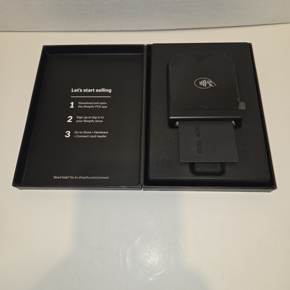 Shopify Tap and Chip Card Reader Mobile Payments New Open Box